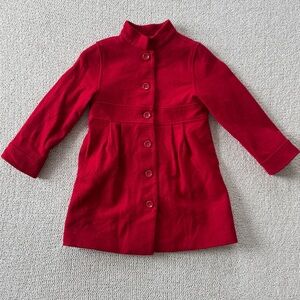 Janie & Jack Collection Classic Red Kids Coat